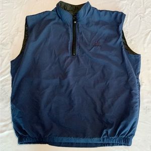 Vintage Sleeveless Logo Windbreaker Jacket by Sportsmaster